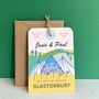 Glastonbury Save The Date Luggage Tag, thumbnail 2 of 5