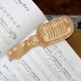 Vintage Microphone Shaped Birchply Bookmark, thumbnail 1 of 3