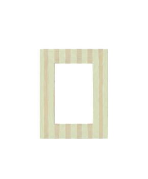 Upcycled Hand Painted Stripe Eco Wooden Photo Frame, 5 of 12