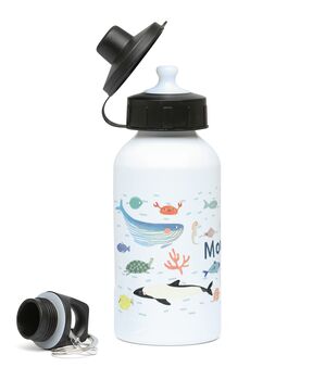 Personalised Kids Ocean Water Bottle, 2 of 6