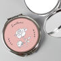 Personalised Birth Flower Round Compact Mirror, thumbnail 5 of 12