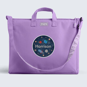 Personalised Space Design Kids Book Bag, 7 of 9