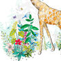 Personalised Baby Giraffe Print, thumbnail 2 of 4