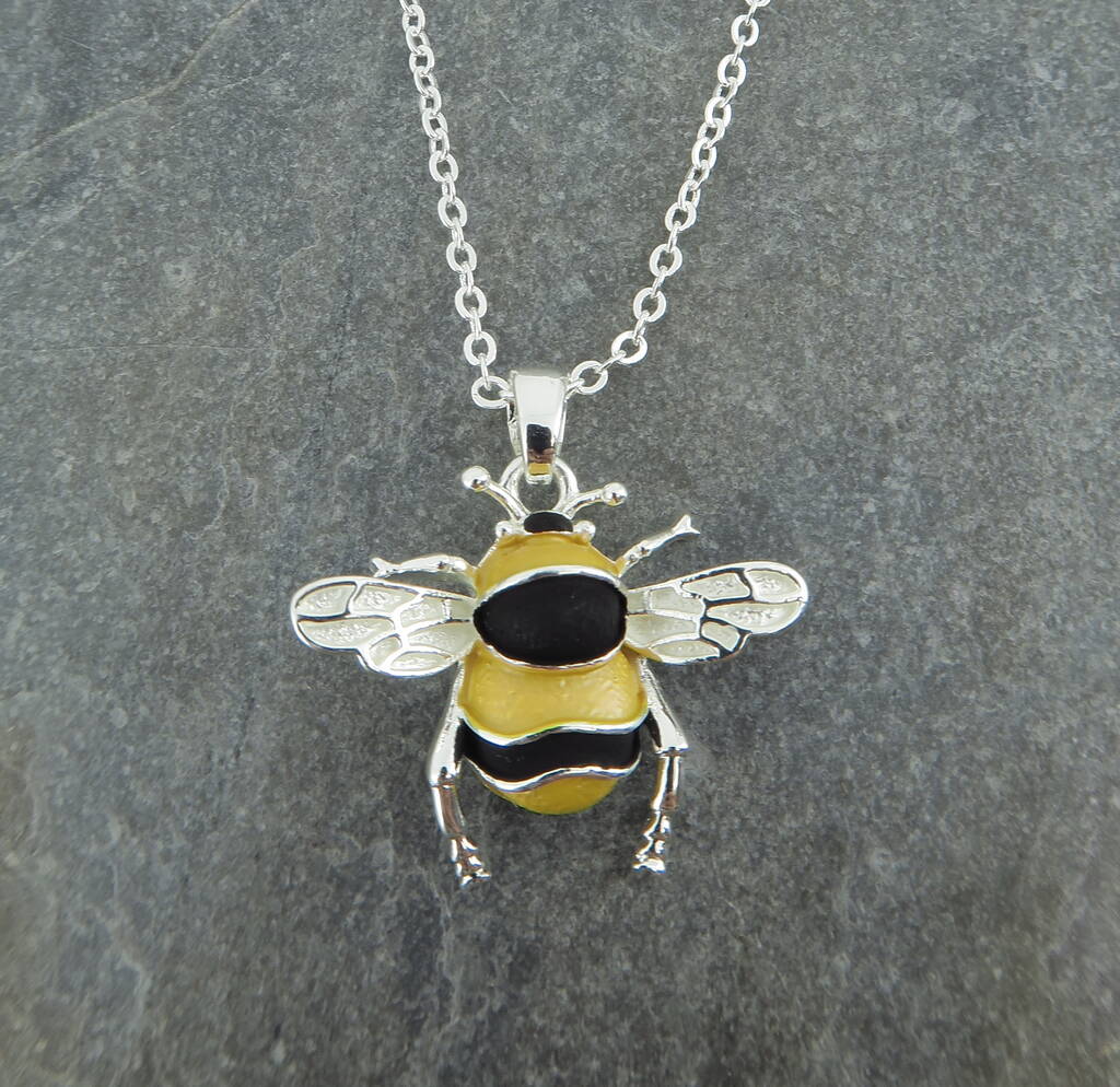 Bee Pendant Necklace, 1 of 4