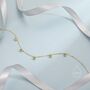 Emerald Green Or Clear Cz Dangle Bracelet, thumbnail 8 of 12