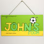 Personalised Football Team Canvas Sign, thumbnail 8 of 11