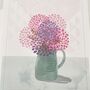 Illustrated Vase Of Peonies A4 Print, thumbnail 4 of 5