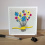 Birthday Bunch Of Flowers Card, thumbnail 1 of 2