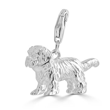 Shih Tzu Charm Sterling Silver, 6 of 12