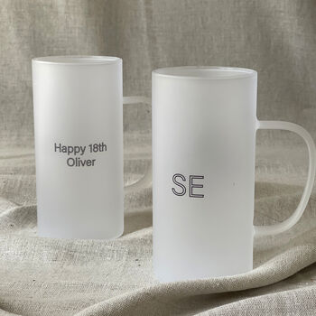 Personalised Groomsman Frosted Beer Stein, 3 of 3