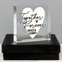 Personalised Valentines Crystal Token Gift, thumbnail 2 of 3