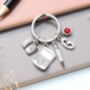 Personalised Writers Keyring Authors Gift, Graduation Gift, thumbnail 3 of 9