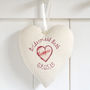 Personalised Wedding Hanging Heart Gift, thumbnail 7 of 12