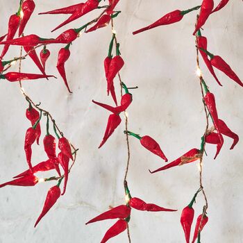 String Of Battery Operated Chilli Pepper Lights, 2 of 3