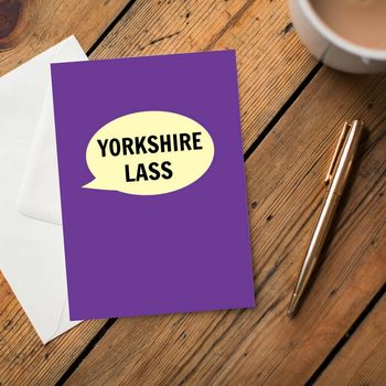 Yorkshire Lass Card, 2 of 2