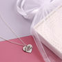 Bespoke Name Necklace On Sterling Silver Heart, thumbnail 3 of 12