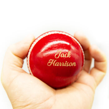 Personalised Cricket Ball Amazing Cricket Gift, 6 of 6