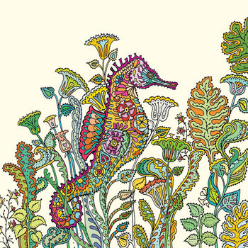'Seahorse Pattern' Print, 3 of 3