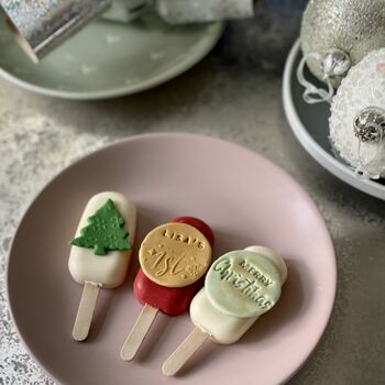 Personalised Christmas Trio Of Cakesicles, 10 of 12