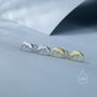 Sterling Silver Pangolin Stud Earrings, thumbnail 6 of 12