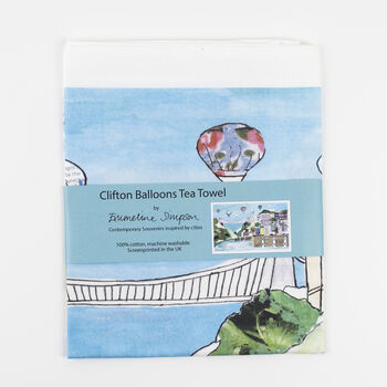 Bristol Tea Towel   'Clifton Balloons' Colour, 3 of 3