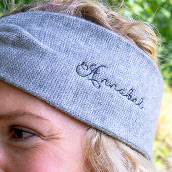 Personalised Knitted Earwarmer Headband, 2 of 5