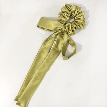 Satin Bow Scrunchies, Bridesmaid Accessories, 4 of 4