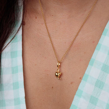 18ct Gold Teapot Charm Necklace, 4 of 7