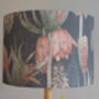 Pink And Black Passionflower Lampshade, thumbnail 4 of 8