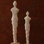 Set Of Two Limra Stone Woman Sculptures – Hand Carved, thumbnail 1 of 2