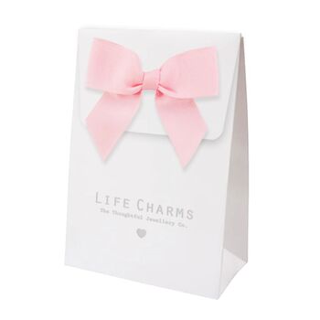 Rose Quartz And Silver Healing Crystals Bracelet Gift, 6 of 6