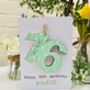 Personalised 16th Birthday Card Wooden Number Gift, thumbnail 2 of 3