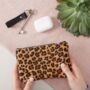 Leopard Print Coin Purse, thumbnail 1 of 6