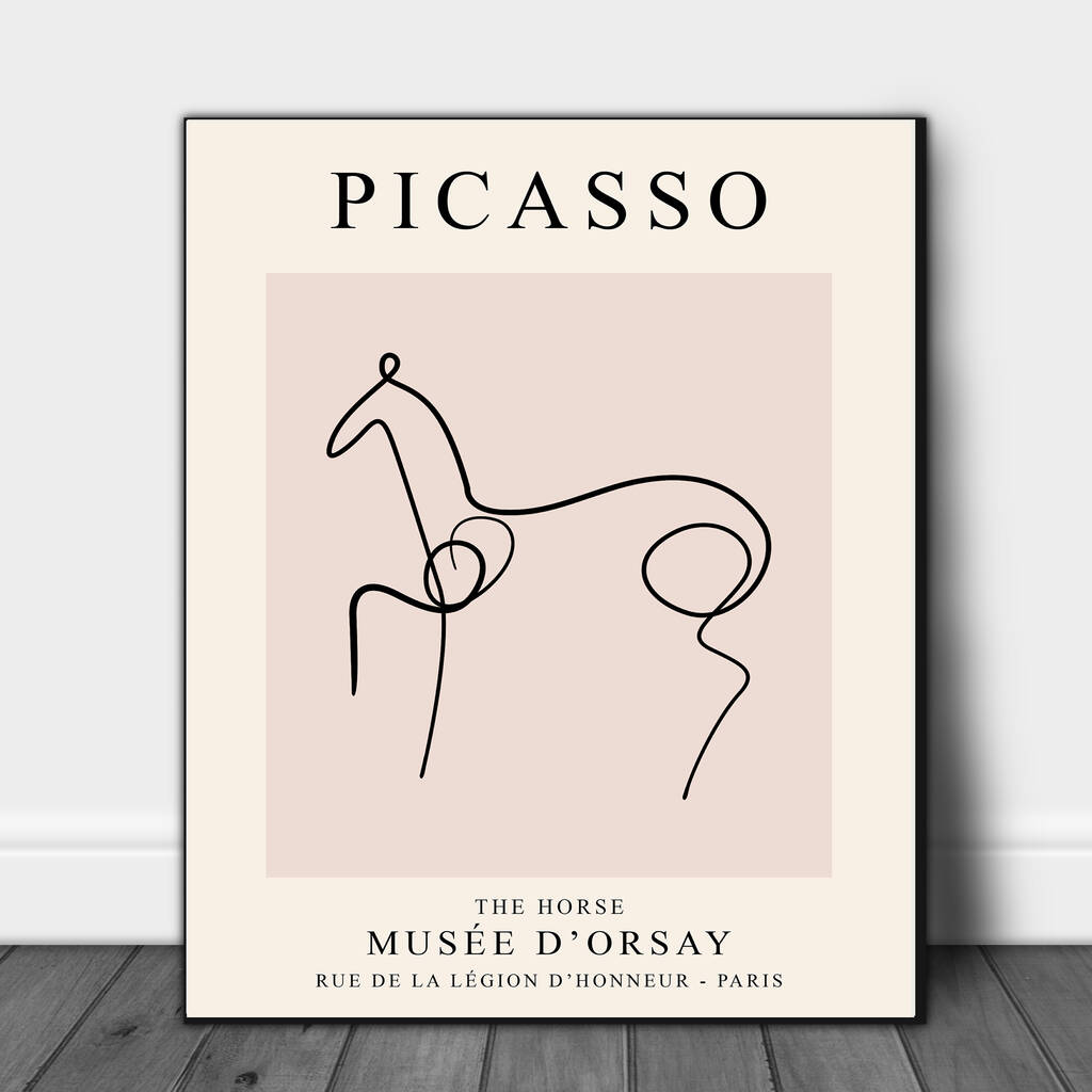 Picasso Horse Exhibition Print, 1 of 3