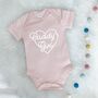 Daddy's Girl Fathers Day Babygrow With Heart, thumbnail 1 of 9