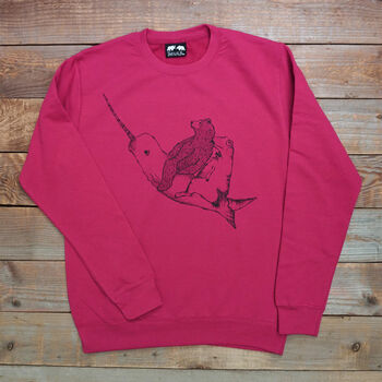 Bear And Narwhal Unisex Sweater, 3 of 6