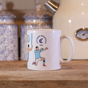 Man City Football Players Mug, 5 of 5