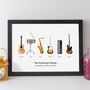 Personalised Family Music Instruments Print Gift, thumbnail 3 of 10