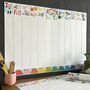 Large 2025 Rainbow Wall Planner Pet Calendar, thumbnail 3 of 9