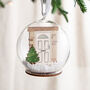 Personalised Layered Front Door Christmas Bauble, thumbnail 3 of 6