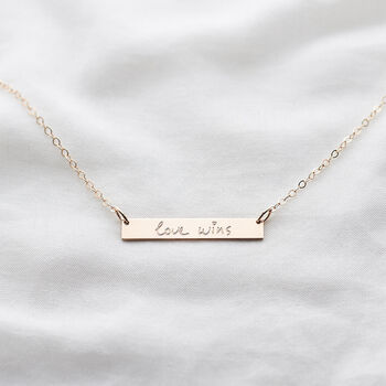 Personalised Handwriting Necklace, 7 of 8