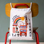 Children's Personalised London Themed Holiday Bag, thumbnail 1 of 4