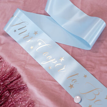Personalised 'Mrs To Be' Gold Star Hen Do Sash, 3 of 5