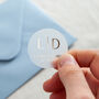 Modern Elegance Initials And Details Foiled Stickers, thumbnail 3 of 4