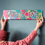 Personalised Welcome Hallway Mirror Sign, thumbnail 1 of 6