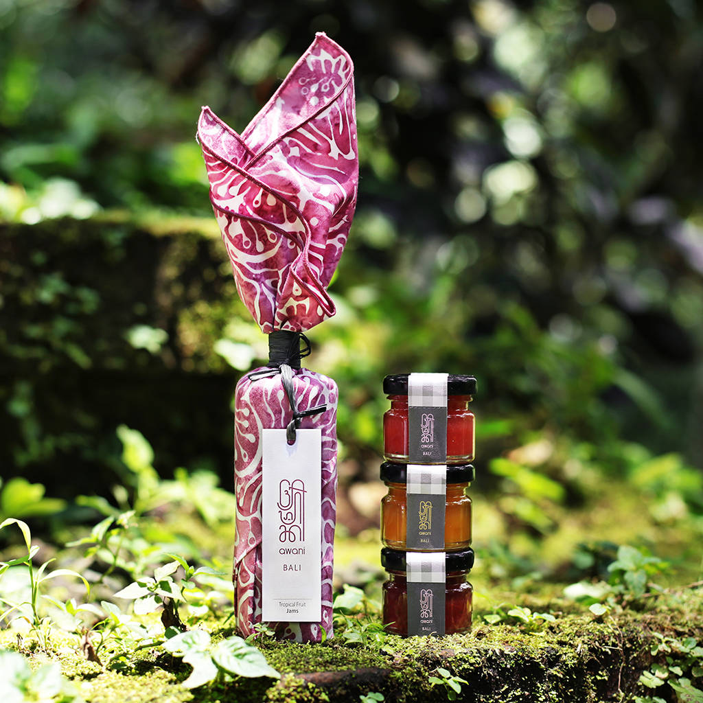 berry batik exotic fruit jam gift set by awani bali tropical fruit