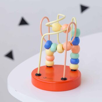 Personalised Wooden Pastel Mini Beaded Puzzle, 7 of 7
