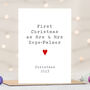 Personalised Mrs And Mrs First Christmas Card, thumbnail 3 of 3