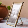 Pure Brass Photo Frame / Recycled Glass, thumbnail 3 of 5