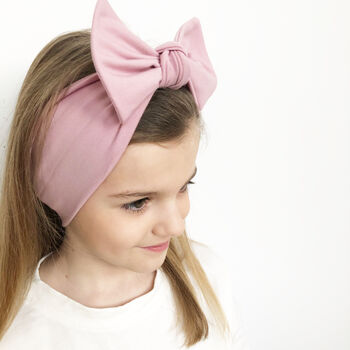 Natural And Pink Headbands Set Of Two, 2 of 2